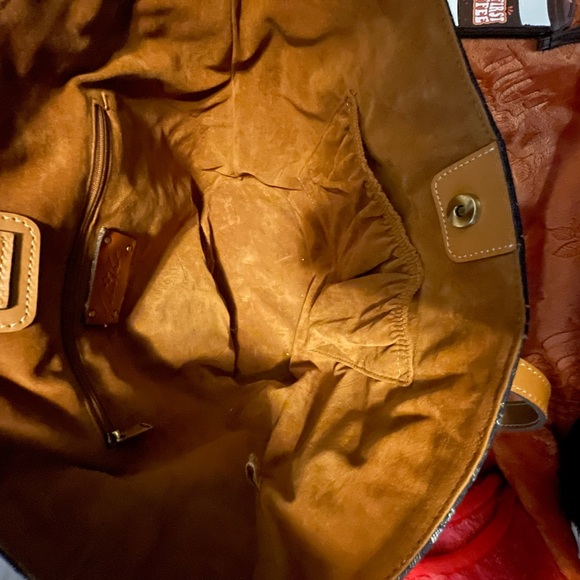 Jean and Tan Tote Bag - Picture 5 of 7